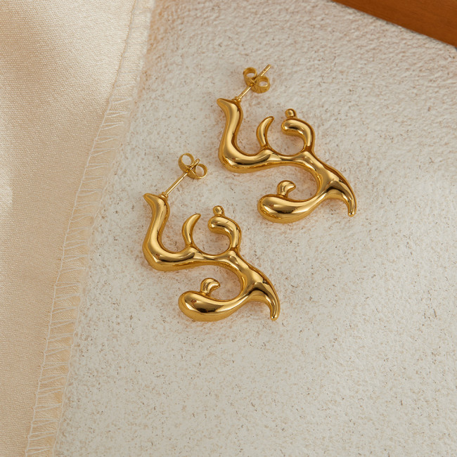 Wholesale Ins Style Stainless Steel Earrings