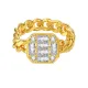 Wholesale Zirconia Chain Ring
