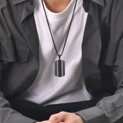 Wholesale Stainless Steel Black Dog Tag