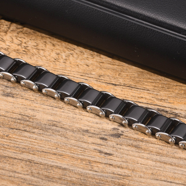 Wholesale Stainless Steel Ceramic Bracelet