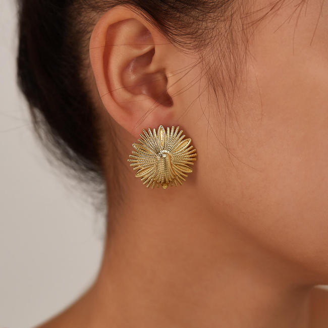 Wholesale Stainless Steel Women Fashion Earrings