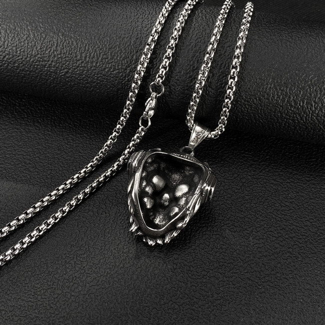 Wholesale Stainless Steel Skull Pendant with Headphones