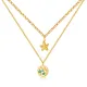 Wholesale Stainless Steel Starfish Layers Necklace