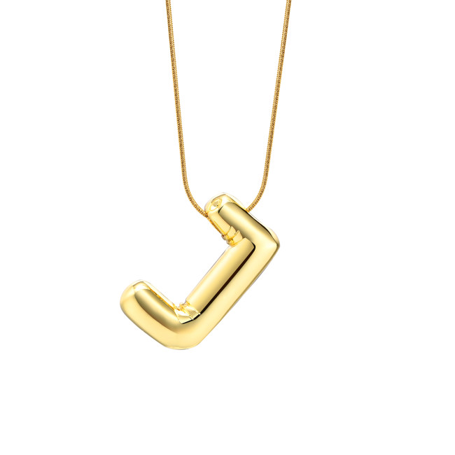 Wholesale Copper Letter and Stainless Steel Necklace