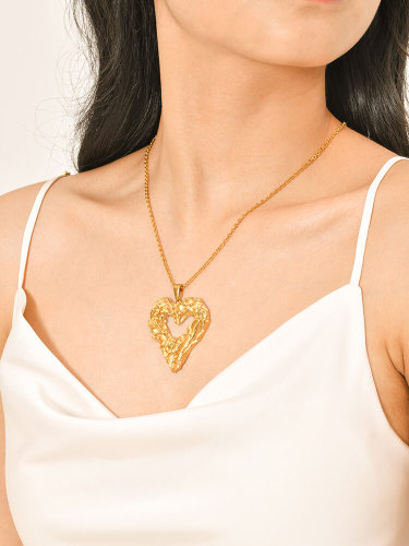 Wholesale Stainless Steel Love Heart Pendant