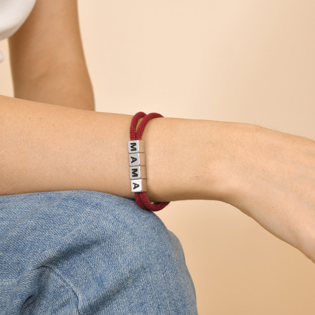 Wholesale Stainless Steel MAMA Bracelet