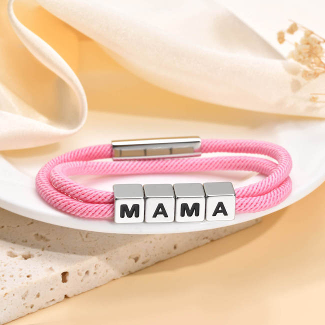 Wholesale Stainless Steel MAMA Bracelet