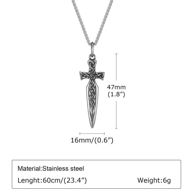 Wholesale Stainless Steel Sword Pendant