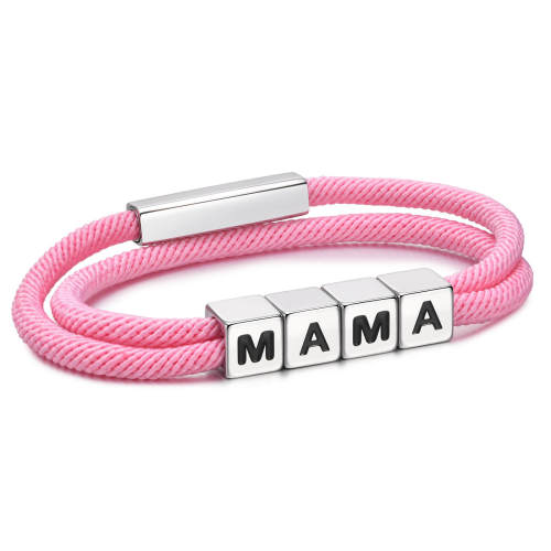 Wholesale Stainless Steel MAMA Bracelet