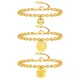 Wholesale Stainless Steel Beads Bracelet with Charm