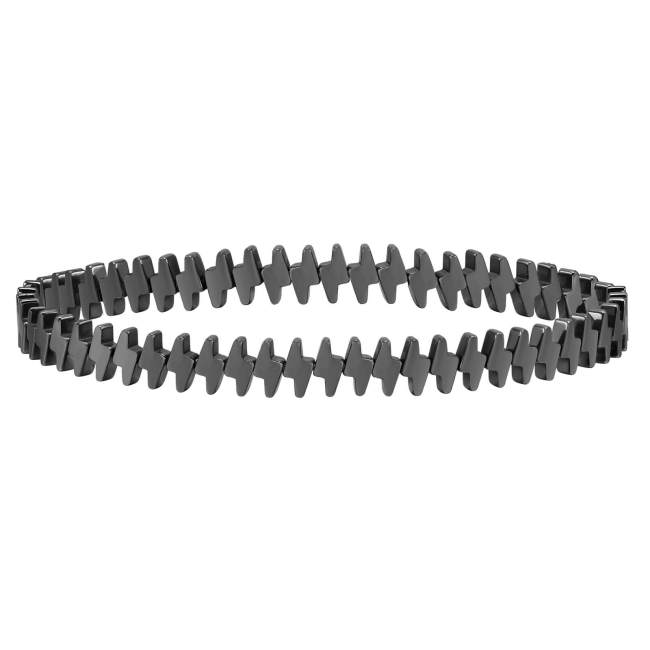 Wholesale Black Gallstone Hematite Beaded Bracelets