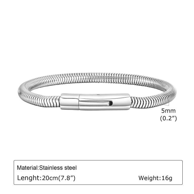 Wholesale Stainless Steel Snake Chain Bracelet