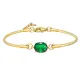 Wholesale Stainless Steel Green Zirconia Bracelet