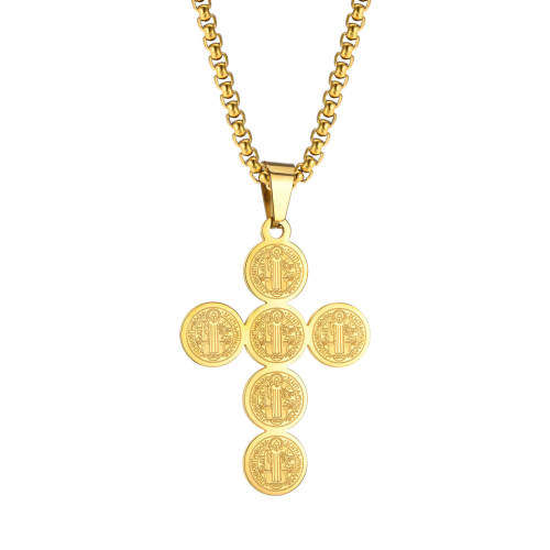 Wholesale Stainless Steel 6 St Benedict Cross Pendant