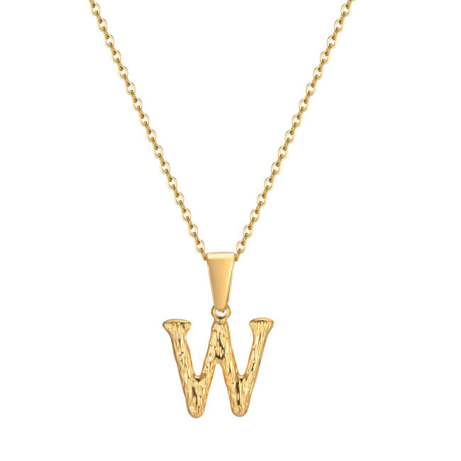 Wholesale Stainless Steel Alphabet Pendant