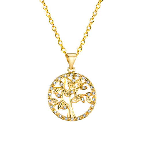 Wholesale Copper Tree of Life Pendant Necklace