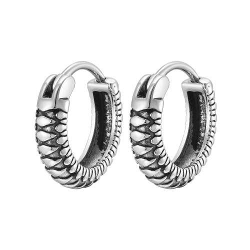 Wholesale Stainless Steel Men Huggie Earring