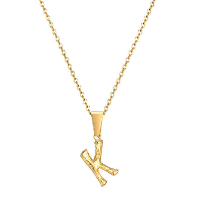 Wholesale Stainless Steel Alphabet Pendant