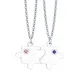 Wholesale Stainless Steel Puzzle Heart Couple Necklace
