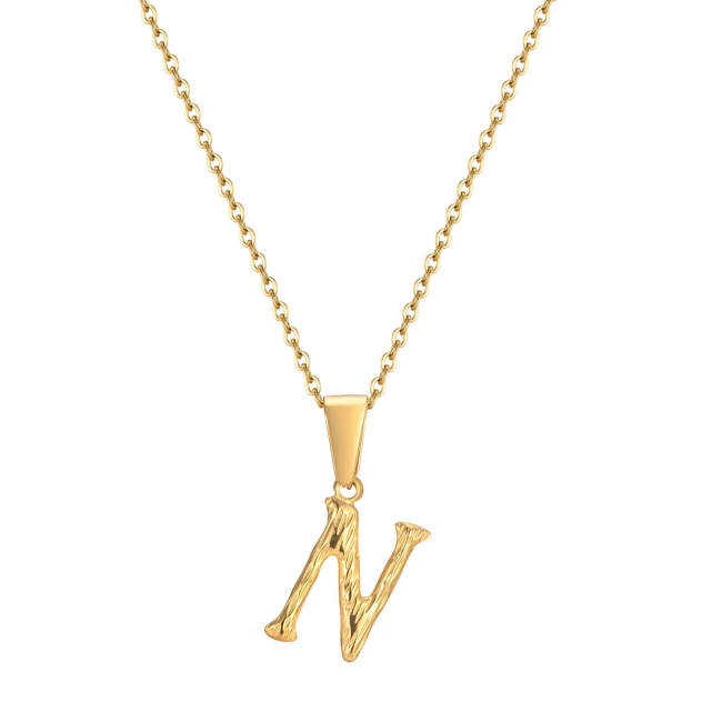Wholesale Stainless Steel Alphabet Pendant