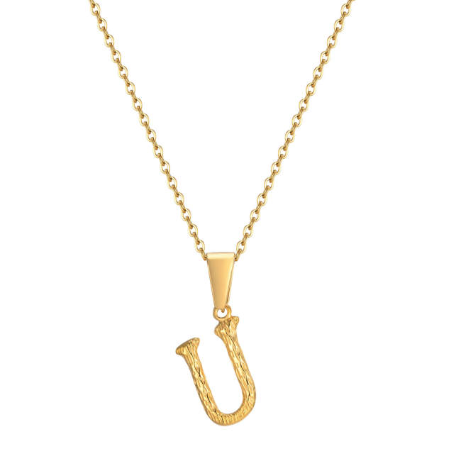 Wholesale Stainless Steel Alphabet Pendant