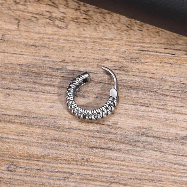 Wholesale Stainless Steel Men Huggie Earring