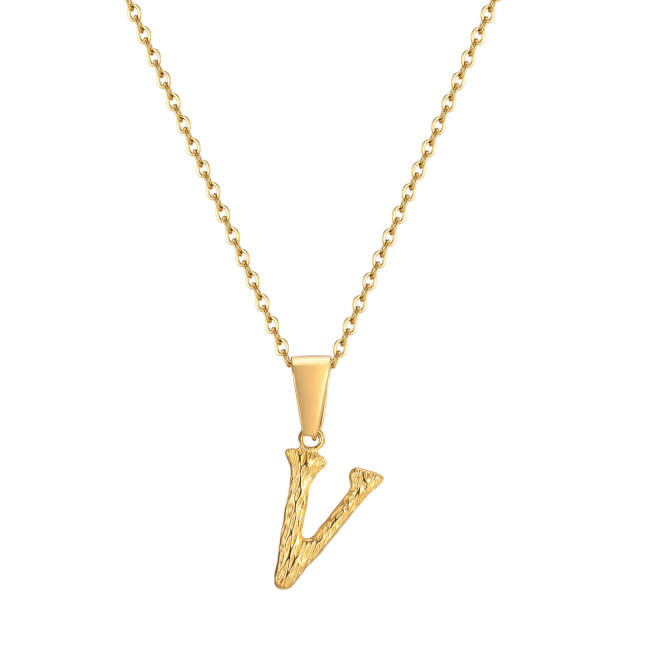 Wholesale Stainless Steel Alphabet Pendant
