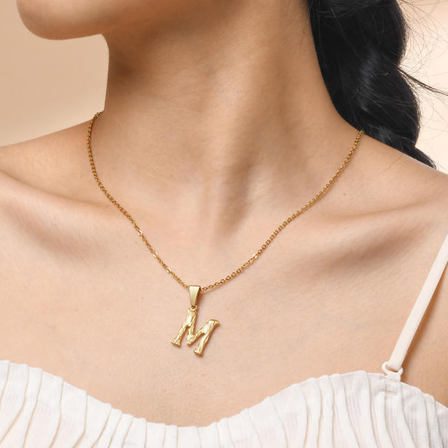 Wholesale Stainless Steel Alphabet Pendant