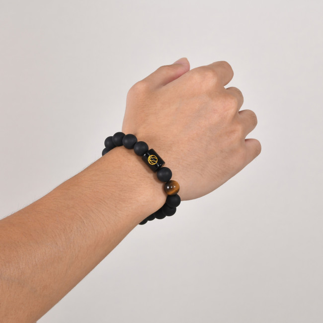 Wholesle Mens Beads Bracelet with Baseball