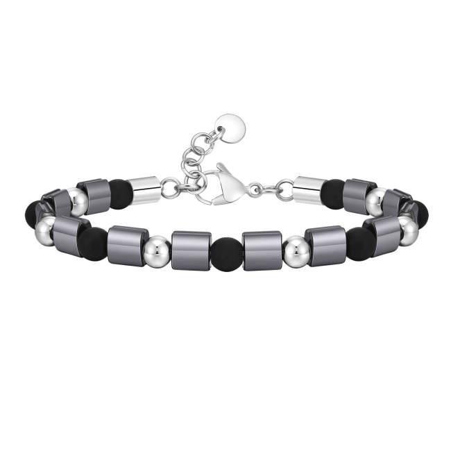 Wholesale Black Gallstone Hematite Beaded Bracelets