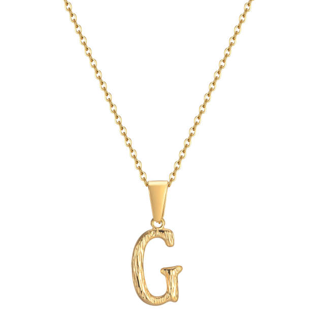 Wholesale Stainless Steel Alphabet Pendant