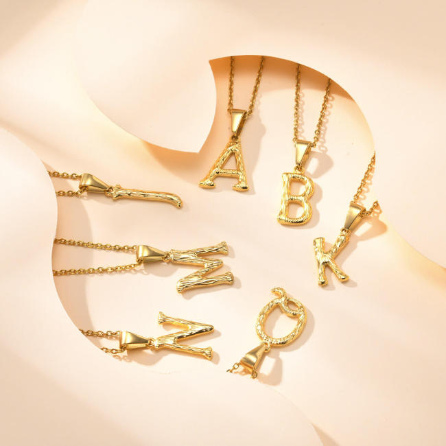 Wholesale Stainless Steel Alphabet Pendant