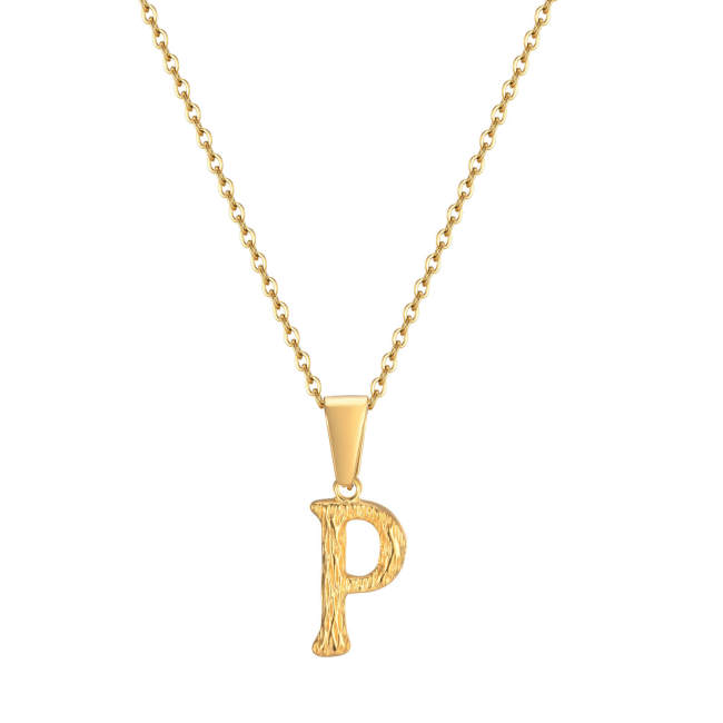 Wholesale Stainless Steel Alphabet Pendant