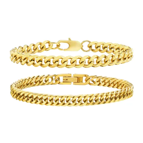 Wholesale Stainless Steel Chain Bracelet Set