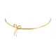 Wholesale Stainless Steel Gold Plated Ribbon Necklace