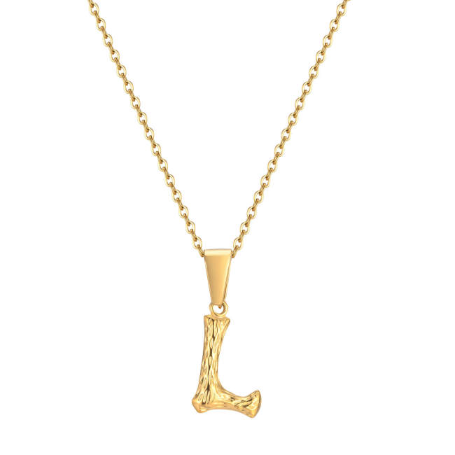 Wholesale Stainless Steel Alphabet Pendant