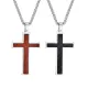 Wholesale Stainless Steel Wood Inlay Cross
