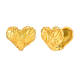 Wholesale Stainless Steel Double Heart Earring