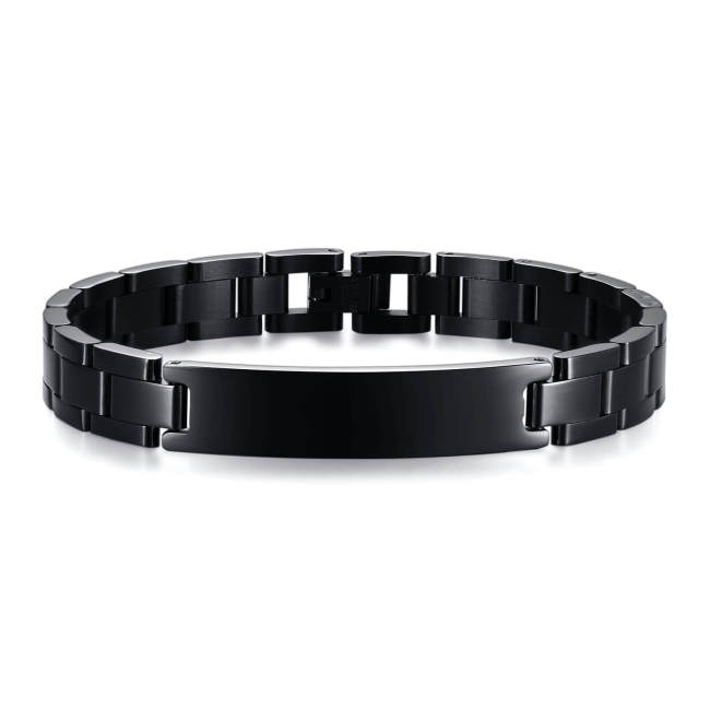 Wholesale Mens Stainless Steel Engravable Bracelet