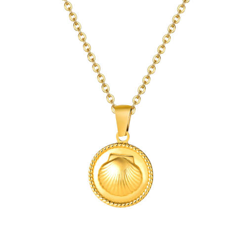 Wholesale Stainless Steel Scallop Shell Pendant