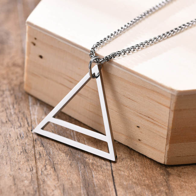 Wholesale Stainless Steel Triangle Pendant