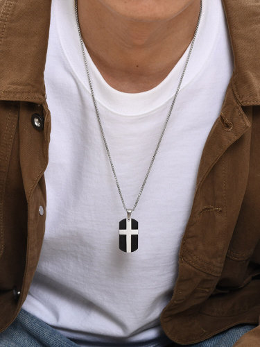 Wholesale Stainless Steel Cross Dog Tag