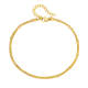 Wholesale Stainless Steel Double Layer Anklet