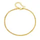 Wholesale Stainless Steel Double Layer Anklet