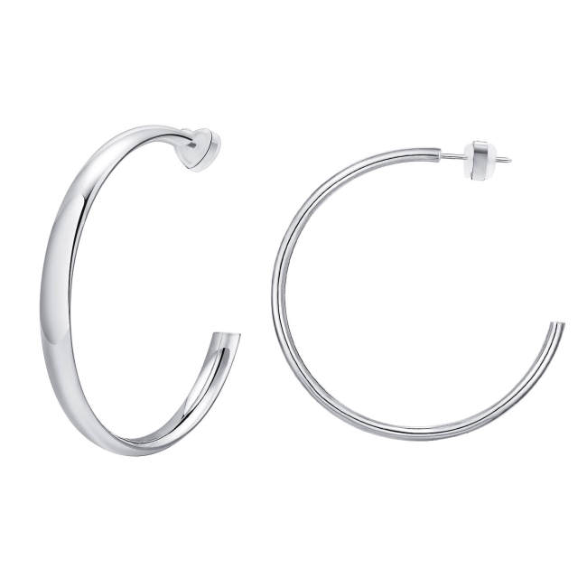 Wholesale Stainless Steel High Polished C Earrings