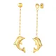 Wholesale Stainless Steel Dolphin Earrings