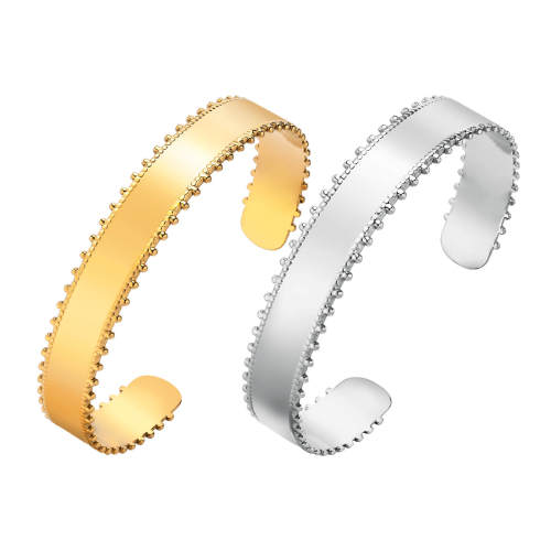 Wholesale Stainless Steel Lace Open Bangle