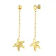 Wholesale Stainless Steel Starfish Tassel Earrings