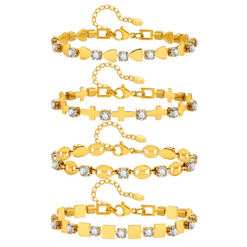 Wholesale Stainless Steel 18K Gold Bracelet