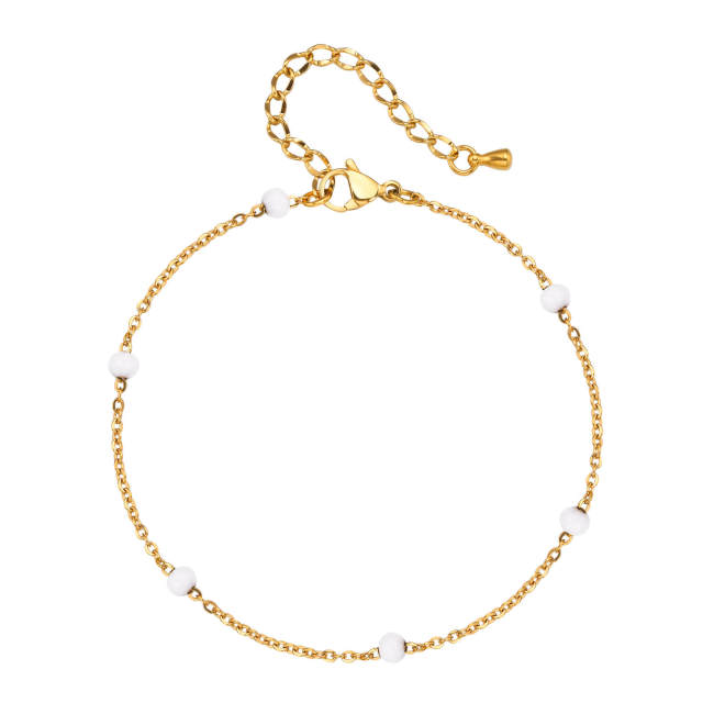 Wholesale Stainless Steel Colorful Foot Chain